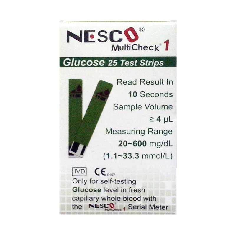 Jual Nesco Multicheck 1 Strips Gula Darah Alat Monitor Kesehatan di