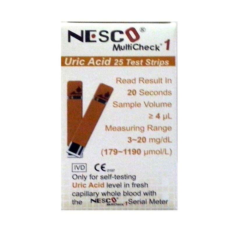 Jual Nesco Multicheck Strips Asam Urat Alat Monitor Kesehatan di Seller
