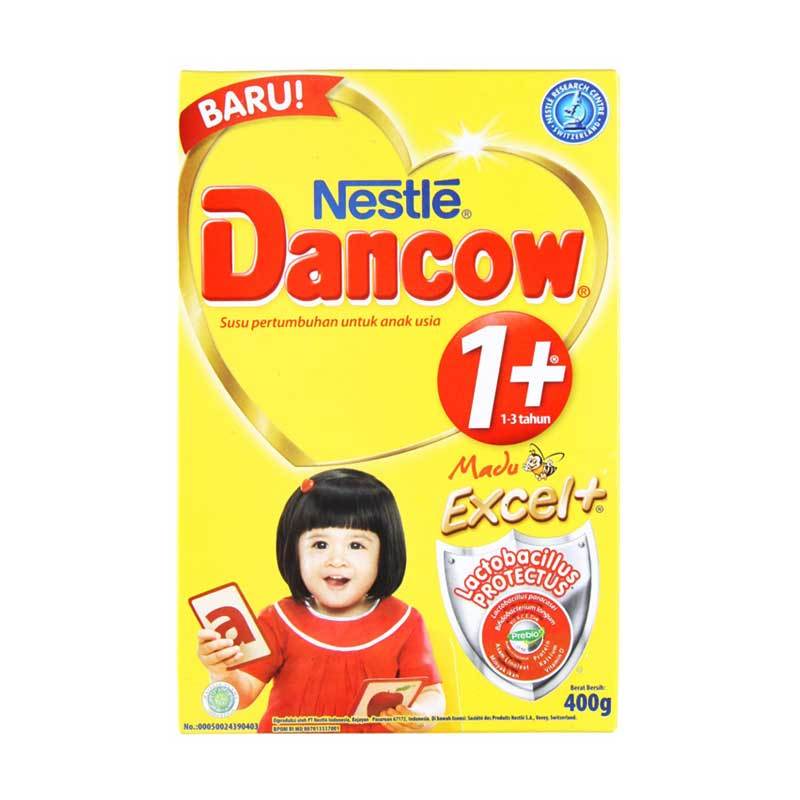 Image result for Dancow 1+ Madu Susu Formula [ 400 gr ]