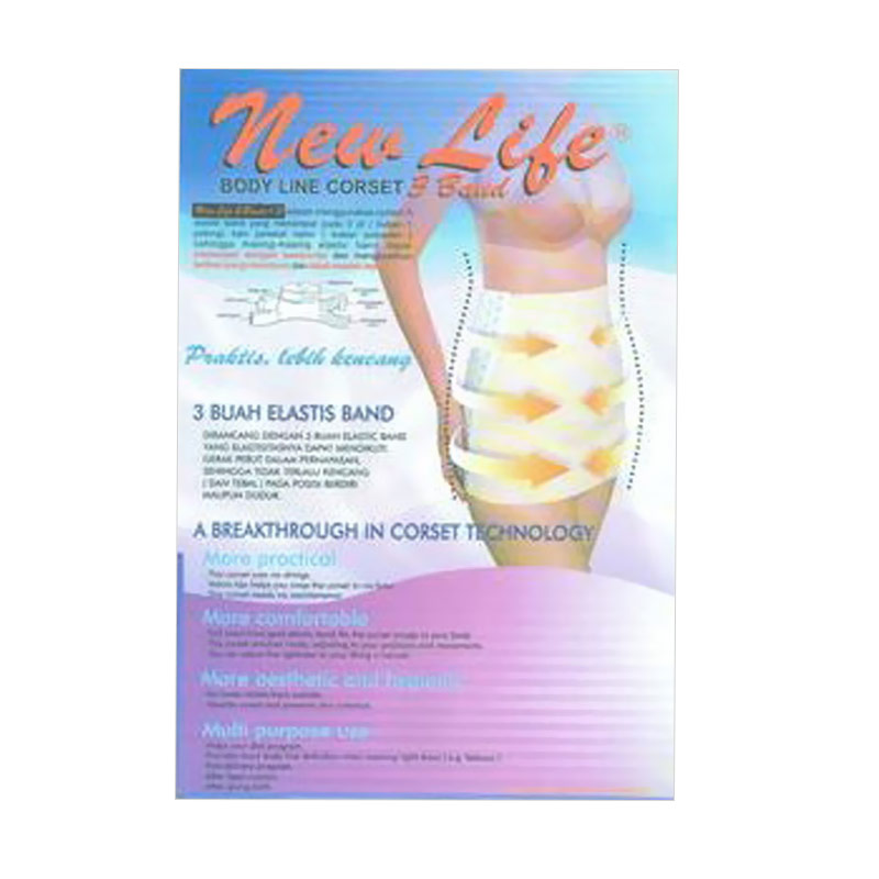 jual new line corset 3 band size xl jual new line corset 3 band size xl