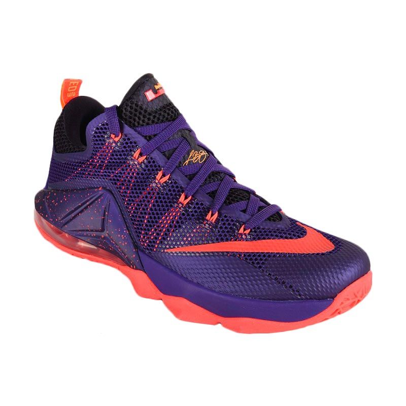 jual nike lebron xii low 724557 565 ungu sepatu basket jual nike lebron xii low 724557 565 ungu sepatu basket