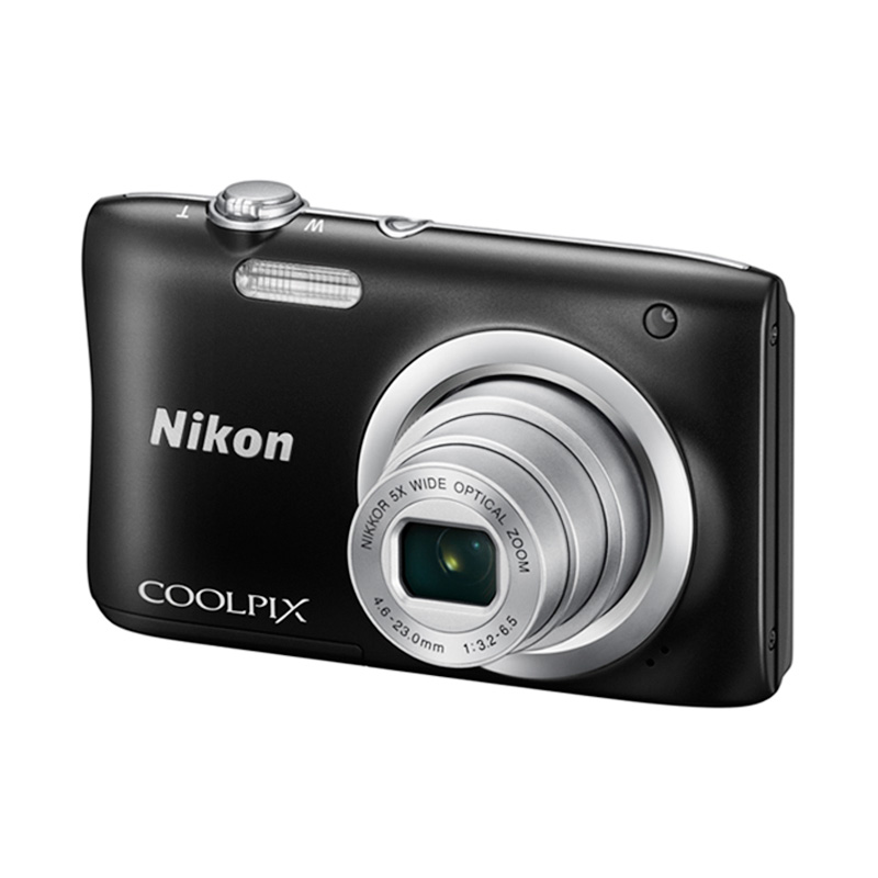 Nikon Coolpix A100 Kamera Pocket - Hitam + SANDISK SD ULTRA 16GB + CASE + SCREEN GUARD