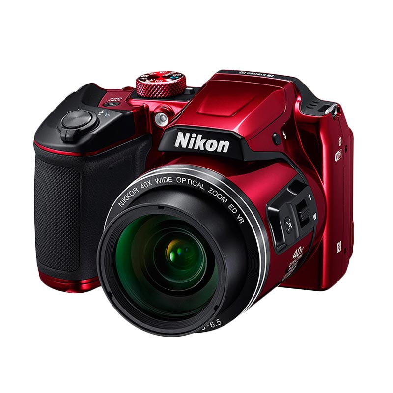 Nikon Coolpix B500 Kamera Prosumer - Red + Free LCD Screen Guard