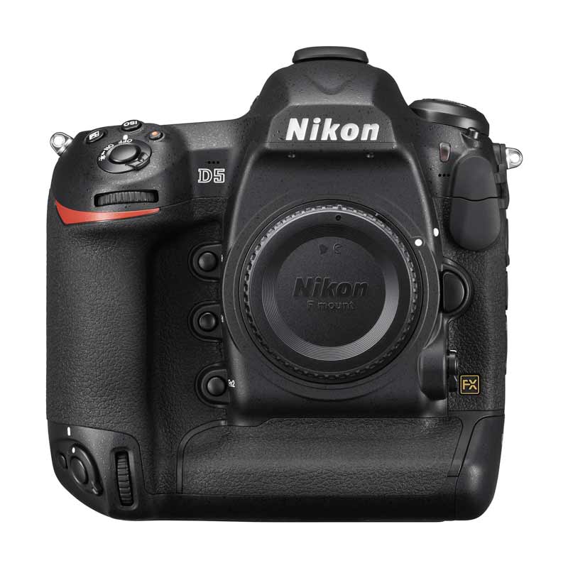 Nikon D5 Body Only [CF] Kamera DSLR - Black + Free LCD Screen Guard