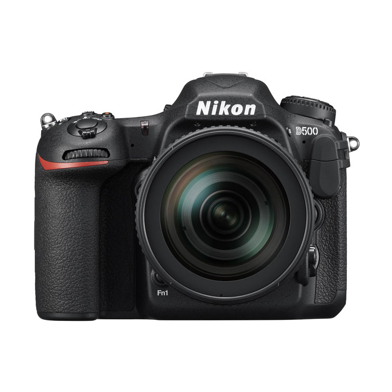 Nikon D500 Kit 16-80mm E ED VR Kamera DSLR - Black + Free LCD Screen Guard
