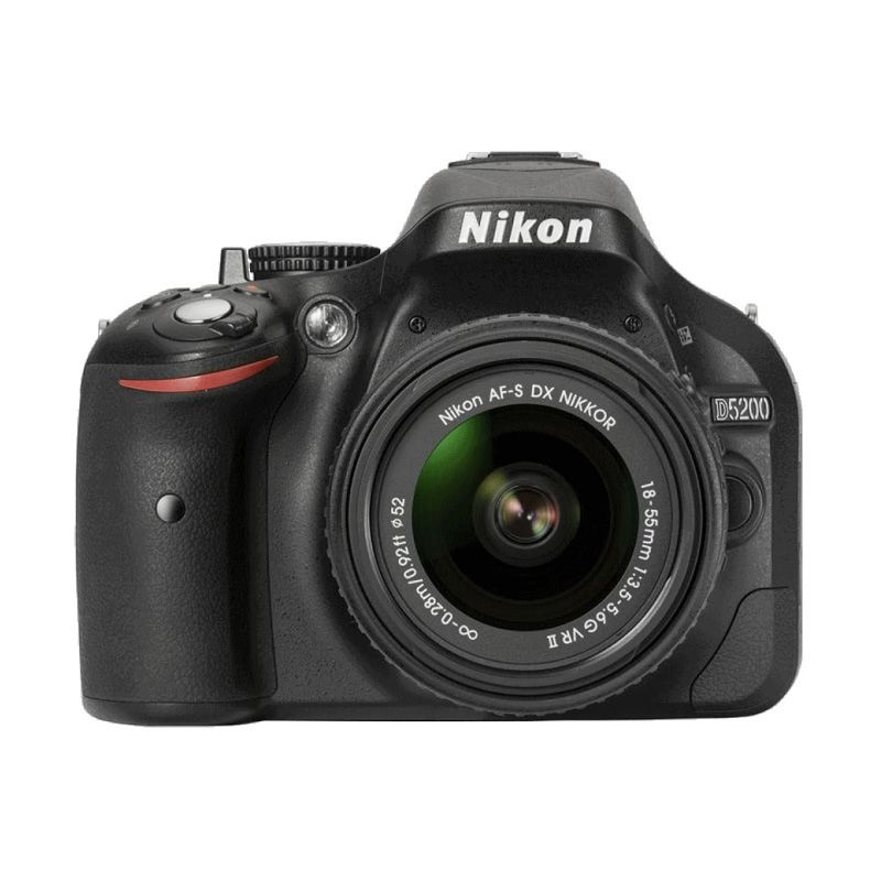 Nikon D5200 Kit 18-55mm VR II Black Kamera DSLR