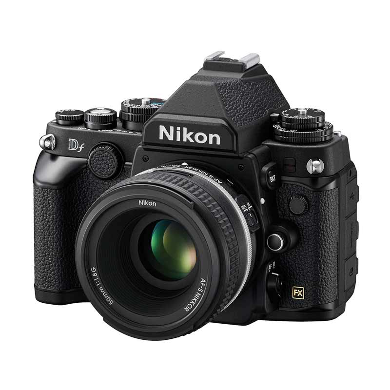 Nikon DF Kit 50mm Kamera DSLR - Black + Free LCD Screen Guard