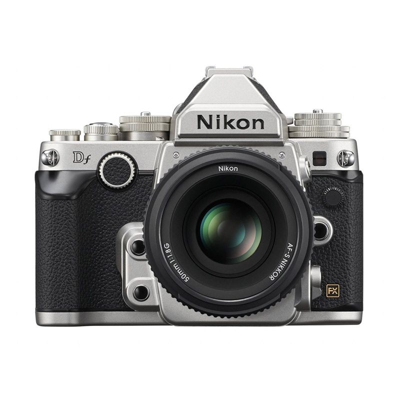 Nikon DF Kit 50mm Kamera DSLR - Silver + Free LCD Screen Guard