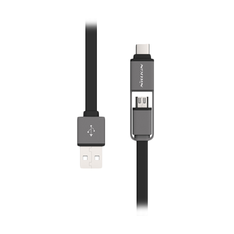 jual nillkin 2 in 1 sync and charge micro usb plus type c jual nillkin 2 in 1 sync and charge micro usb plus type c