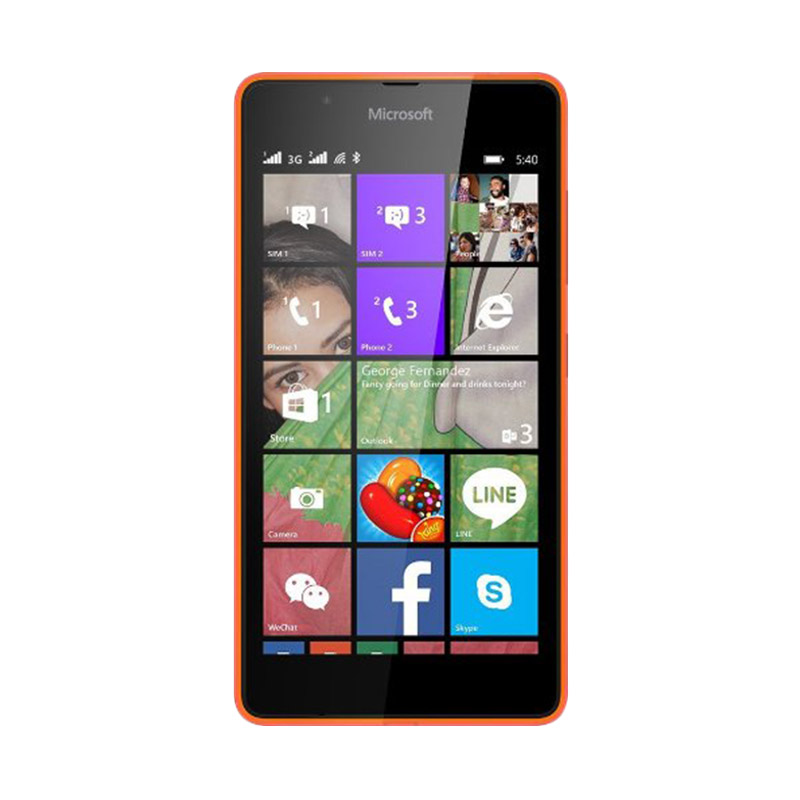 Microsoft Lumia 540 Smartphone - Orange [8 GB/ 1 GB/ Dual SIM]