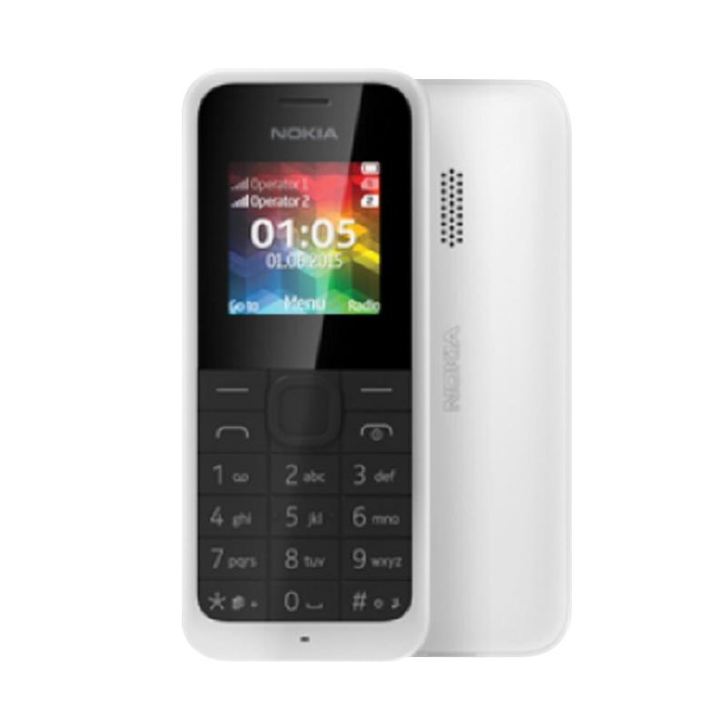 Nokia 105 Handphone - White