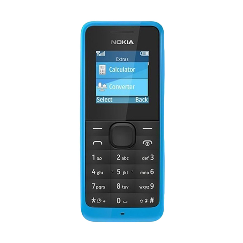 Nokia 105 Microsoft Handphone - Cyan