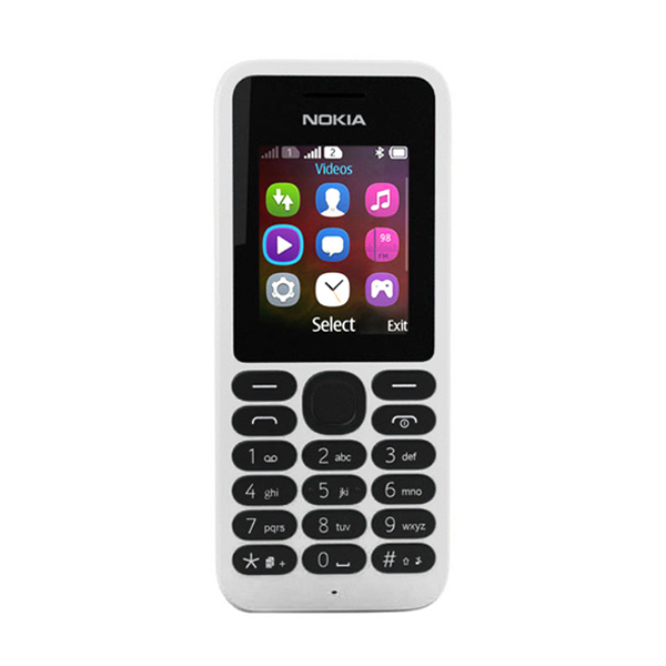Nokia 130 Handphone - White [Dual SIM]