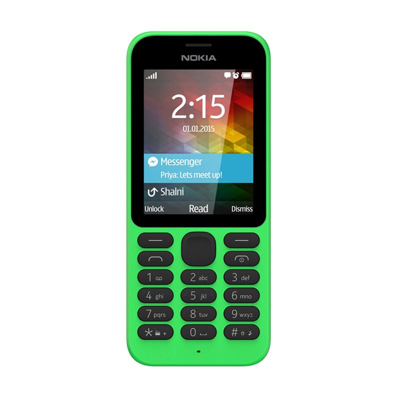 Nokia 215 Handphone - Green [8MB/ Dual Sim]
