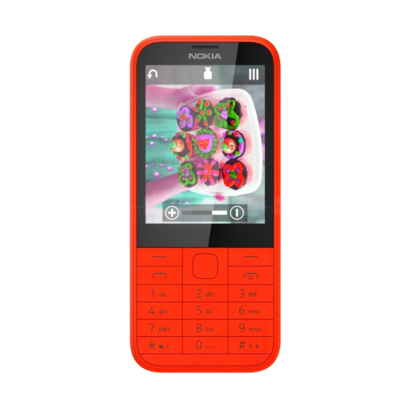 Nokia 225 Handphone - Red [Dual SIM]