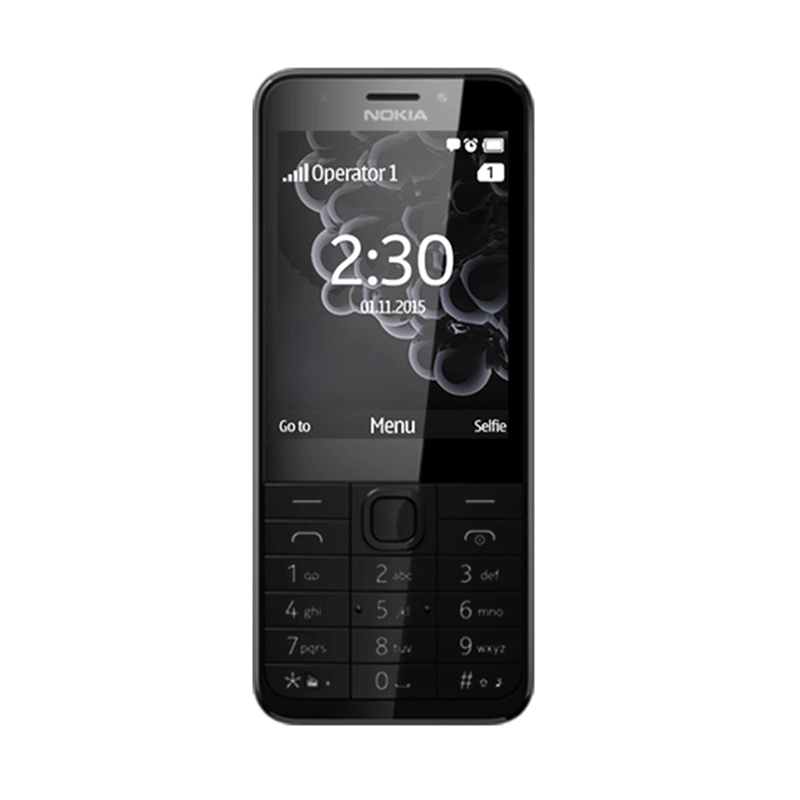 Nokia 230 Handphone - Dark Silver [Dual SIM]