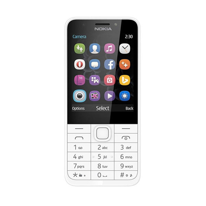 Weekend Deals Nokia 230 Handphone - Silver [Dual SIM Card]