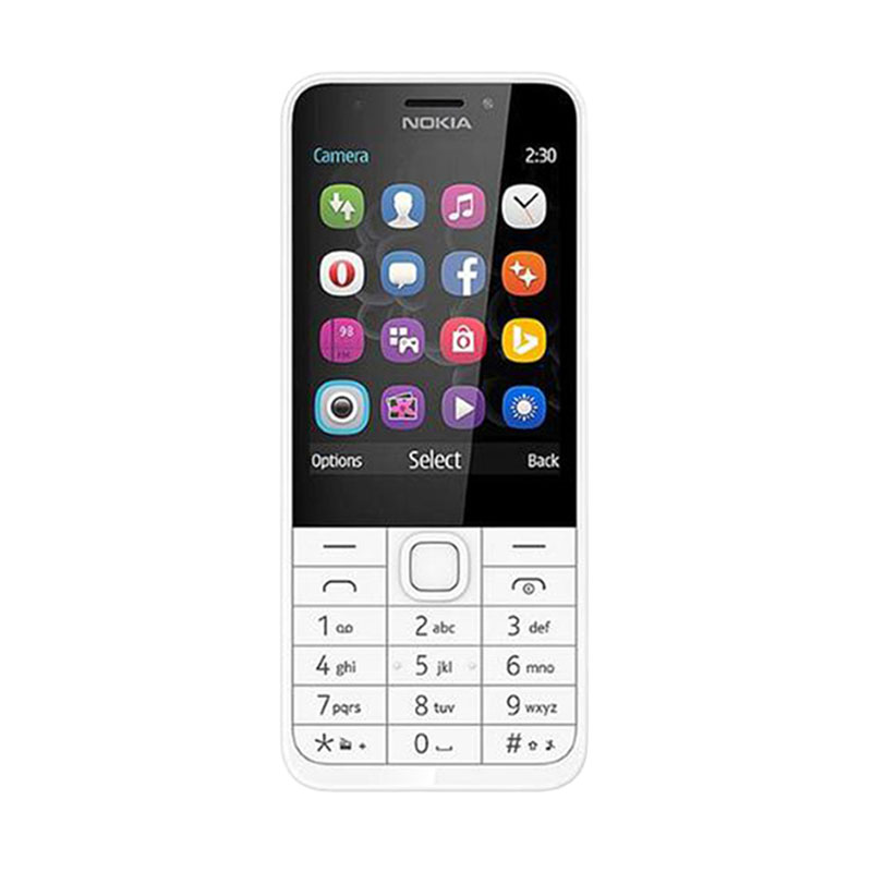 Nokia 230 Handphone - Silver [Dual SIM/ Garansi Resmi]