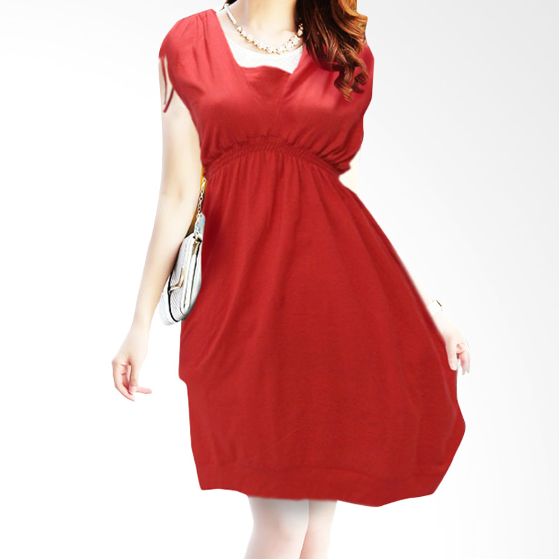 Nope USA Made LD 027 Merah Dress Wanita