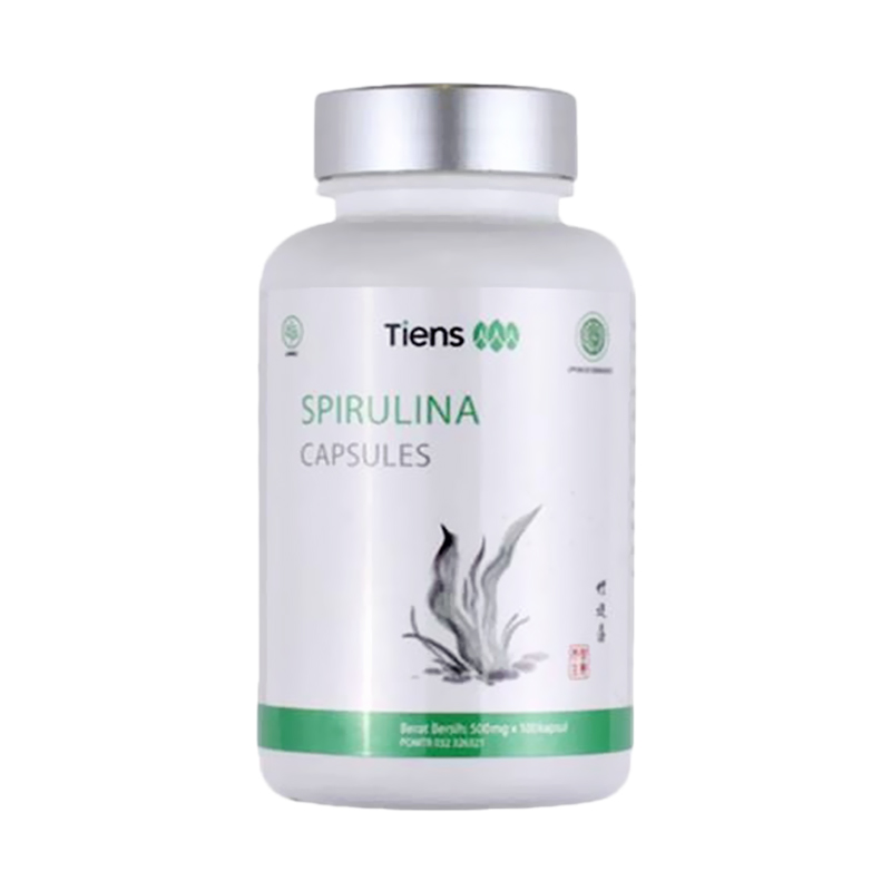 Jual Tiens Spirulina Masker Wajah Kuas (20 kapsul) Online