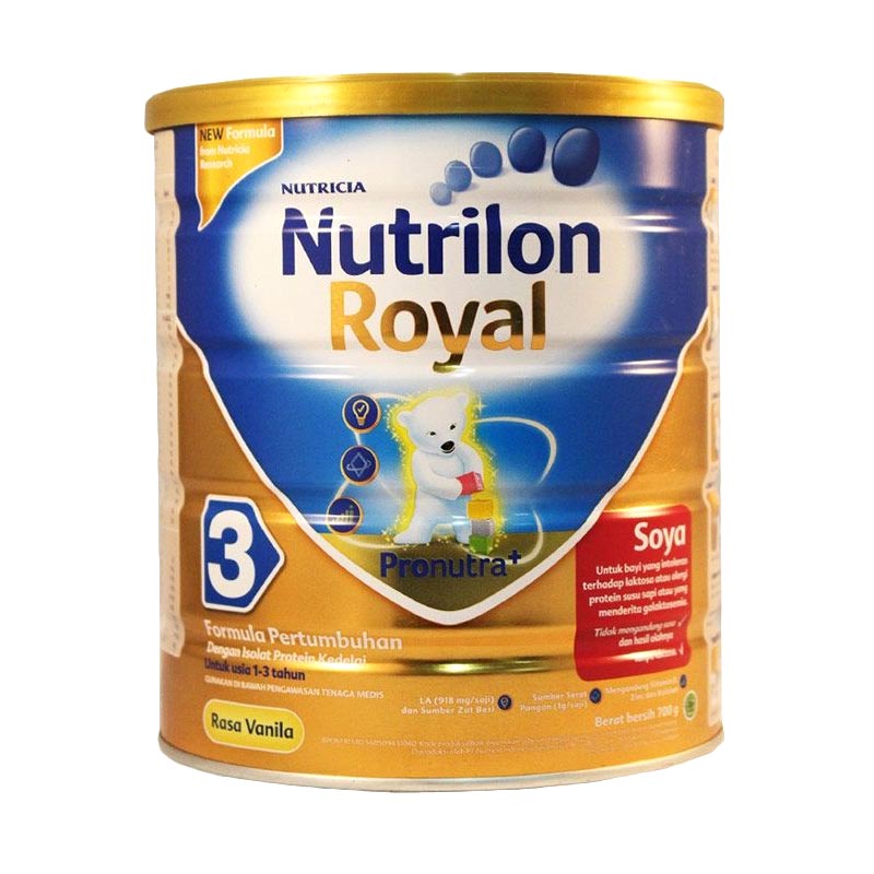 Jual Nutrilon Royal Soya 3 Vanila [700 gr] Online - Harga 