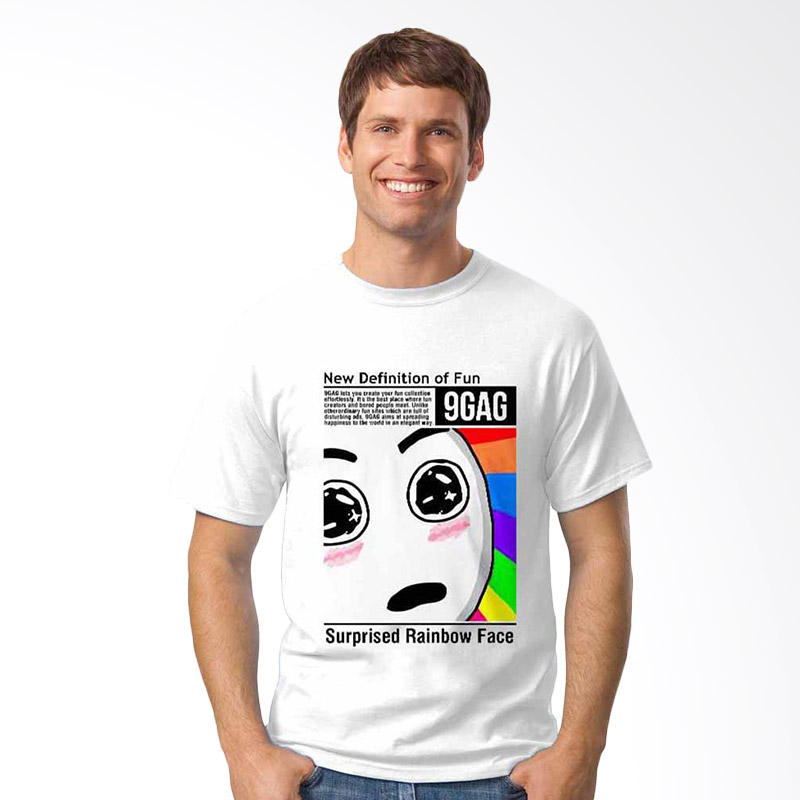 Oceanseven 9GAG Surprised Rainbow T-shirt Extra diskon 7% setiap hari Extra diskon 5% setiap hari Citibank – lebih hemat 10%