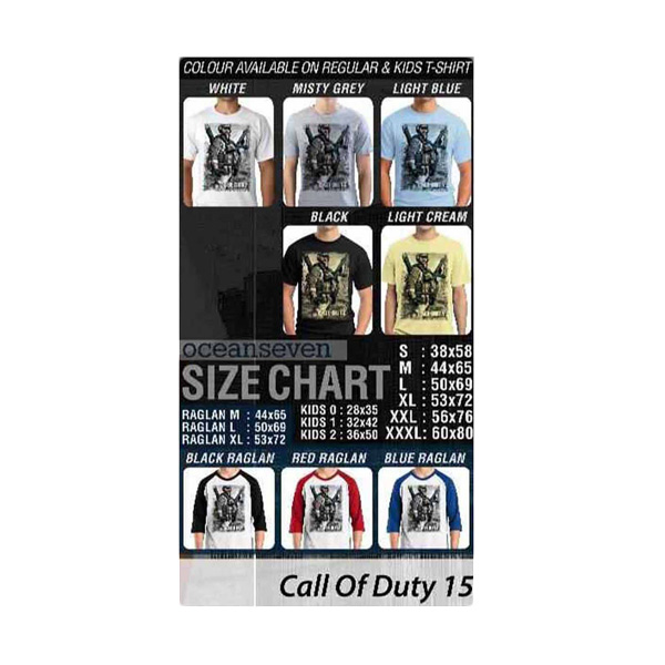 Oceanseven Call Of Duty 15 T-shirt Extra diskon 7% setiap hari Extra diskon 5% setiap hari Citibank – lebih hemat 10%