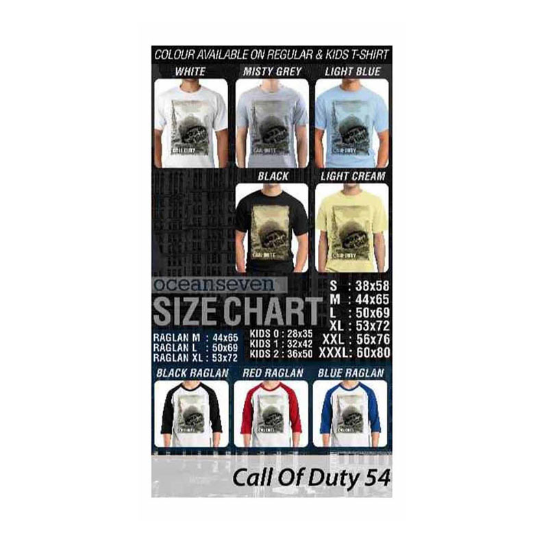 Oceanseven Call Of Duty 54 T-shirt Extra diskon 7% setiap hari Extra diskon 5% setiap hari Citibank – lebih hemat 10%