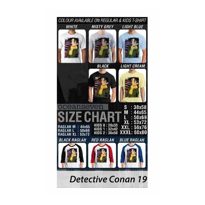 Oceanseven Detective Conan 19 T-shirt Extra diskon 7% setiap hari Extra diskon 5% setiap hari Citibank – lebih hemat 10%