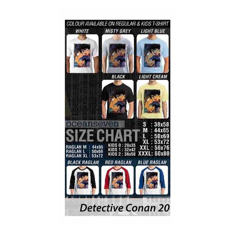 Oceanseven Detective Conan 20 T-shirt Extra diskon 7% setiap hari Extra diskon 5% setiap hari Citibank – lebih hemat 10%