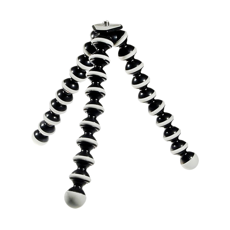Jual Octopus Large Flexibel Tripod for DSLR Camera Hitam Putih di