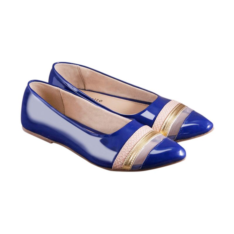 Odette Chantal Blue Sepatu Flat