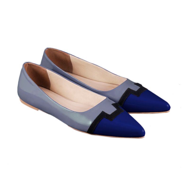 Odette Shoes Adhelle Blue Sepatu Wanita