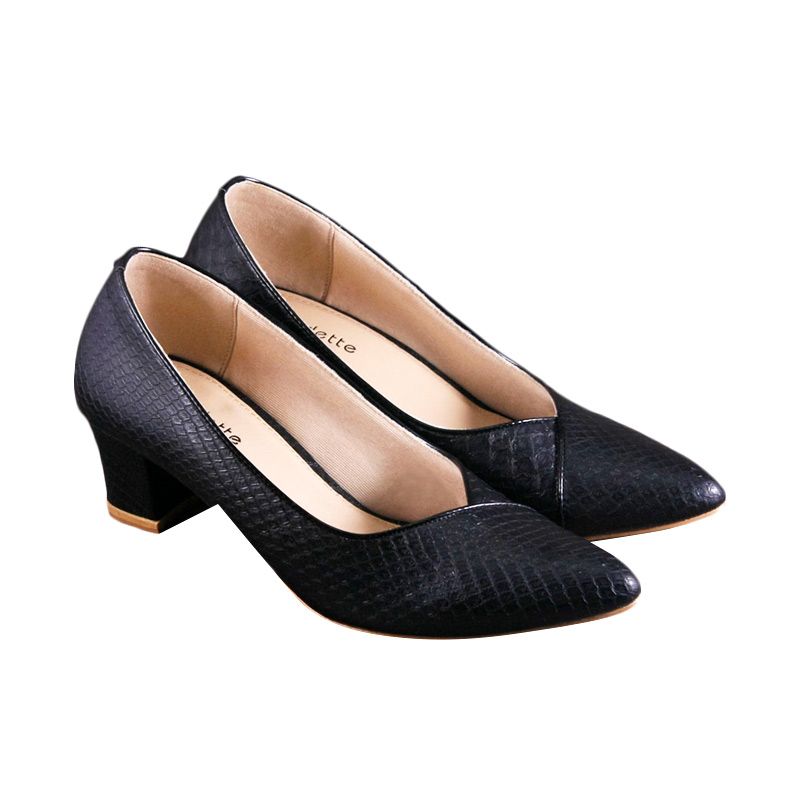 Odette Shoes Lawrence Black Sepatu Wanita