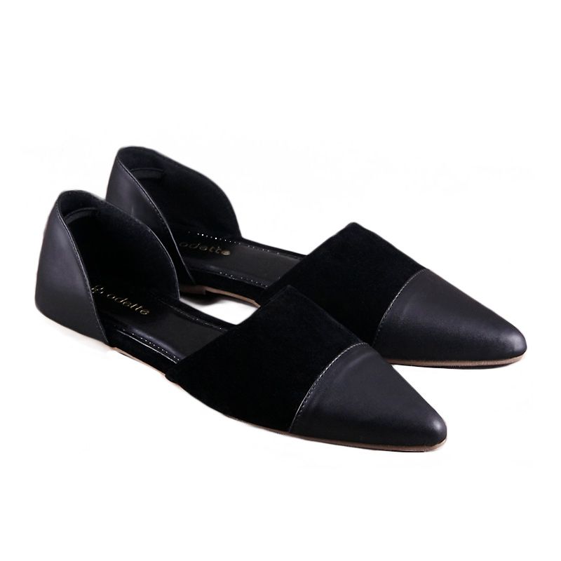 Odette Shoes Black Maxxi Sepatu Wanita