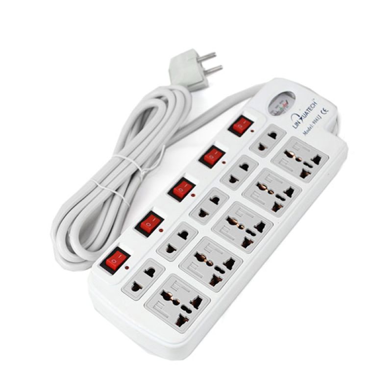 Jual OEM Universal China Putih Stop Kontak [10 Slot/Tombol On/Off] di ...