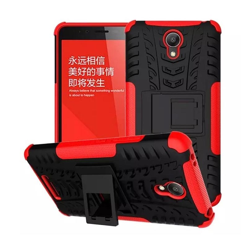 OEM Transformer Robot Stand Armor Merah Hardcase Casing for Xiaomi Redmi Note 2 or Redmi Note
