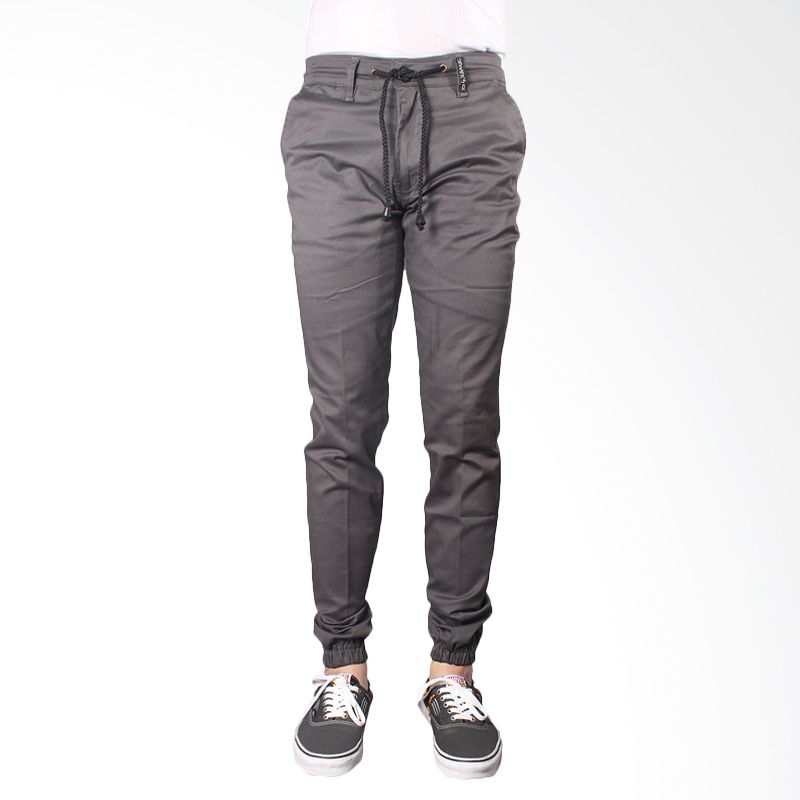Jual Oliveinch Jogger  Grey Celana  Panjang Pria Online 