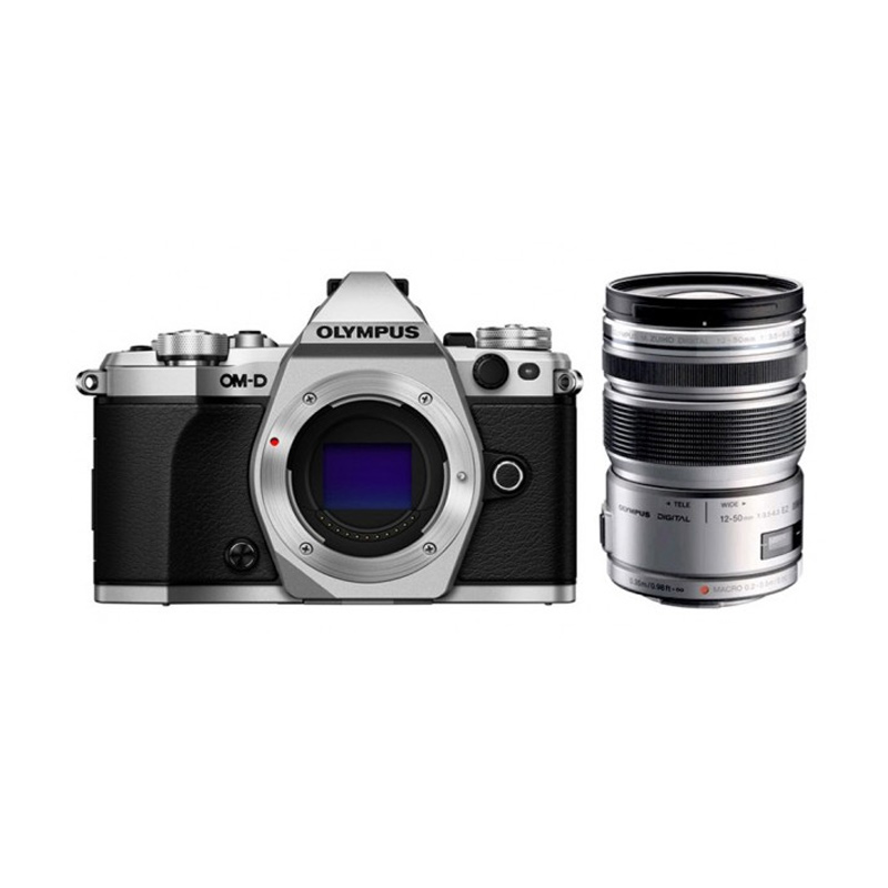 Olympus OM-D E-M5 Mark II Kit ED 12-50mm f-3.5-6.3 EZ Kamera Mirrorless - Silver