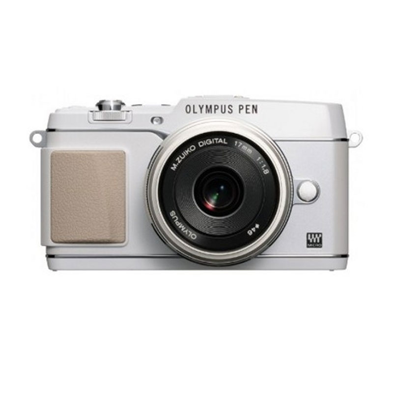 Olympus PEN E-P5 Lensa M.Zuiko 14-42mm Putih Silver Kamera Mirrorless