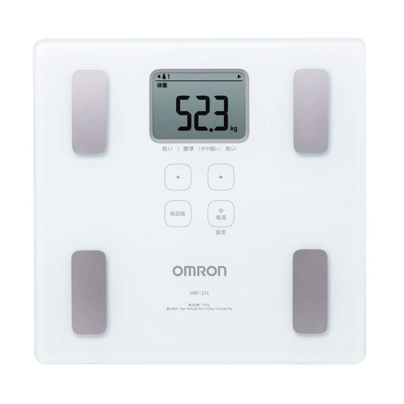 Jual Omron HBF214 Karada Scan Body Composition Monitor White di
