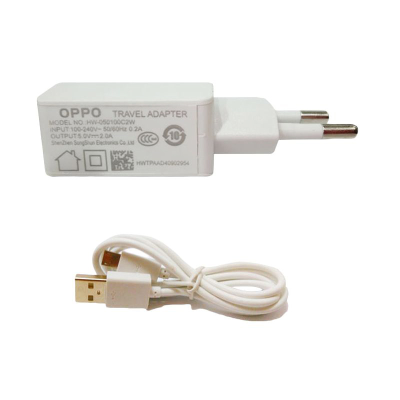Jual Oppo Original Travel Charger with Micro USB Data