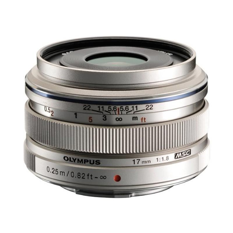 Jual olympus m zuiko digital 17mm f 1 8 silver lensa kamera di seller