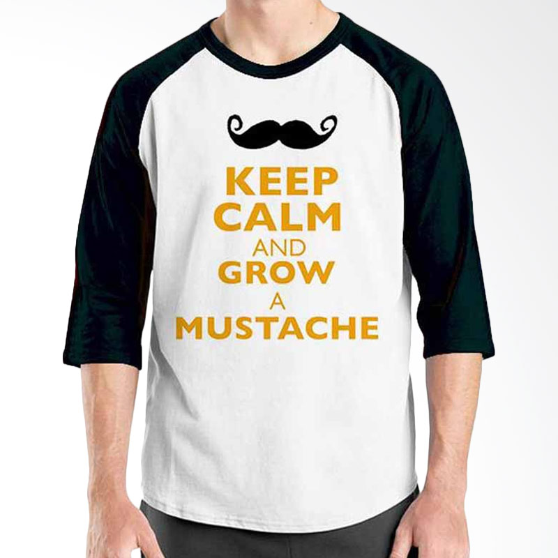 Ordinal Keep Calm and Grow a Mustache Raglan Extra diskon 7% setiap hari Extra diskon 5% setiap hari