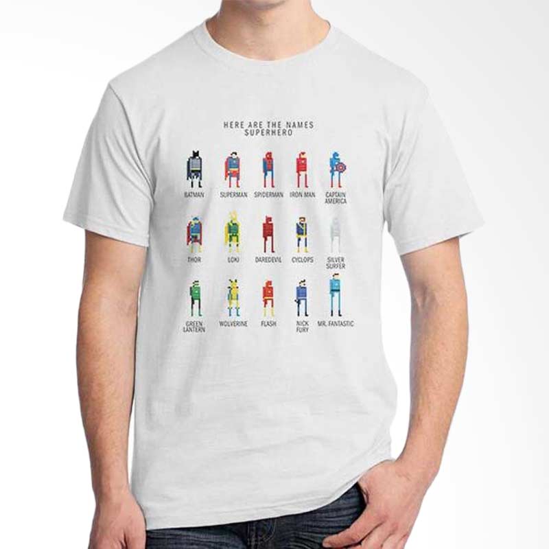 Ordinal Pixel Art Superhero Pixel T-shirt Kaos Pria Extra diskon 7% setiap hari Extra diskon 5% setiap hari Citibank – lebih hemat 10%