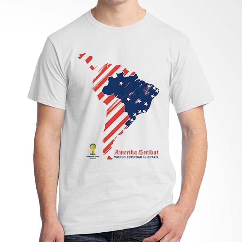 Ordinal WC America Serikat Team 01 White T-shirt Extra diskon 7% setiap hari Extra diskon 5% setiap hari Citibank – lebih hemat 10%