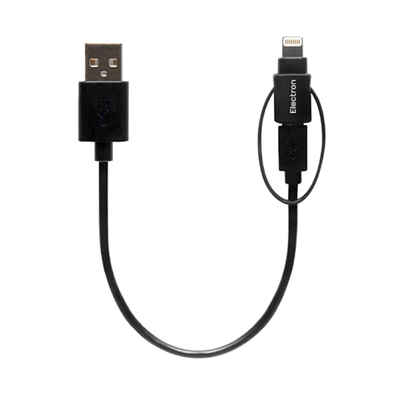 jual monocozzi duoplug micro usb with lightning connector mfi black usb data cable 20 cm jual monocozzi duoplug micro usb with lightning connector mfi black usb data cable 20 cm