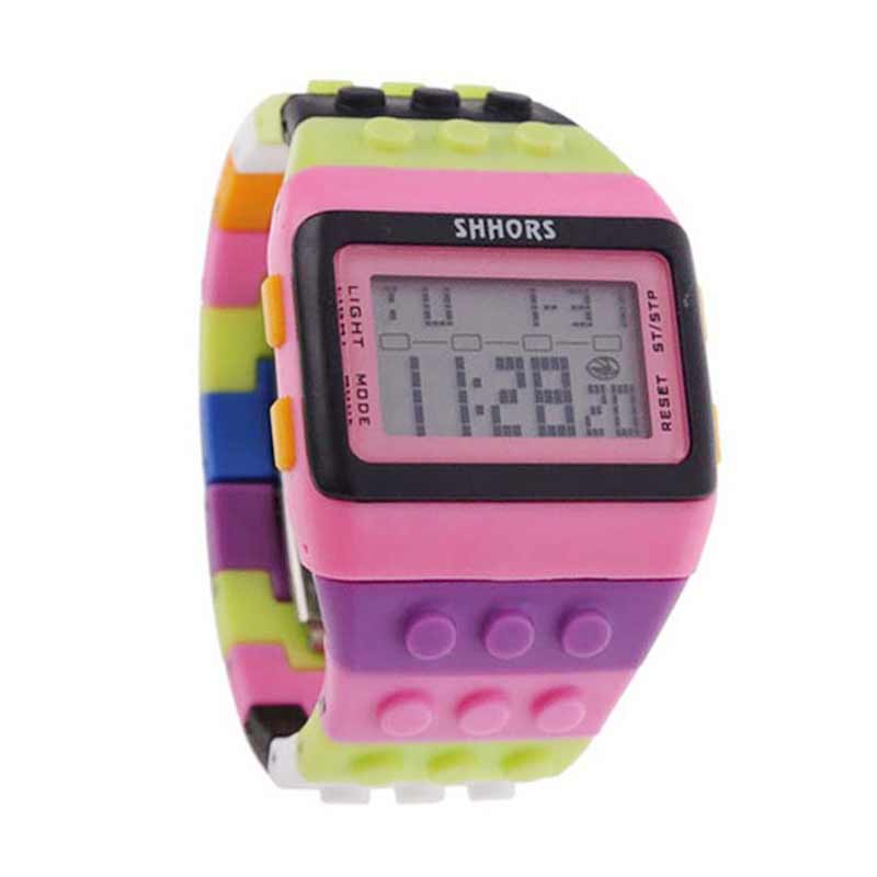 Ormano Blocks SHH Digital Watch Jam Tangan Unisex - Multicolor