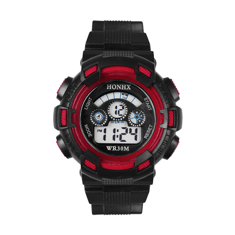 Ormano Honhx 3C Sport Digital Jam Tangan Pria - Hitam Merah