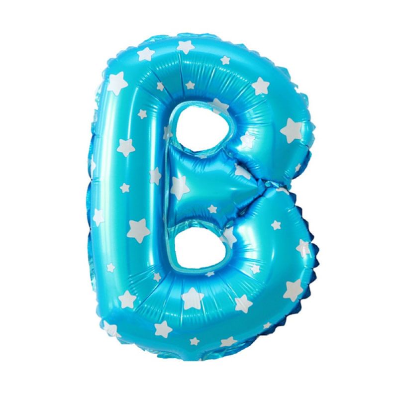 Balon Foil Biru Huruf S 40cm - Smarts4k.com Wallpaper